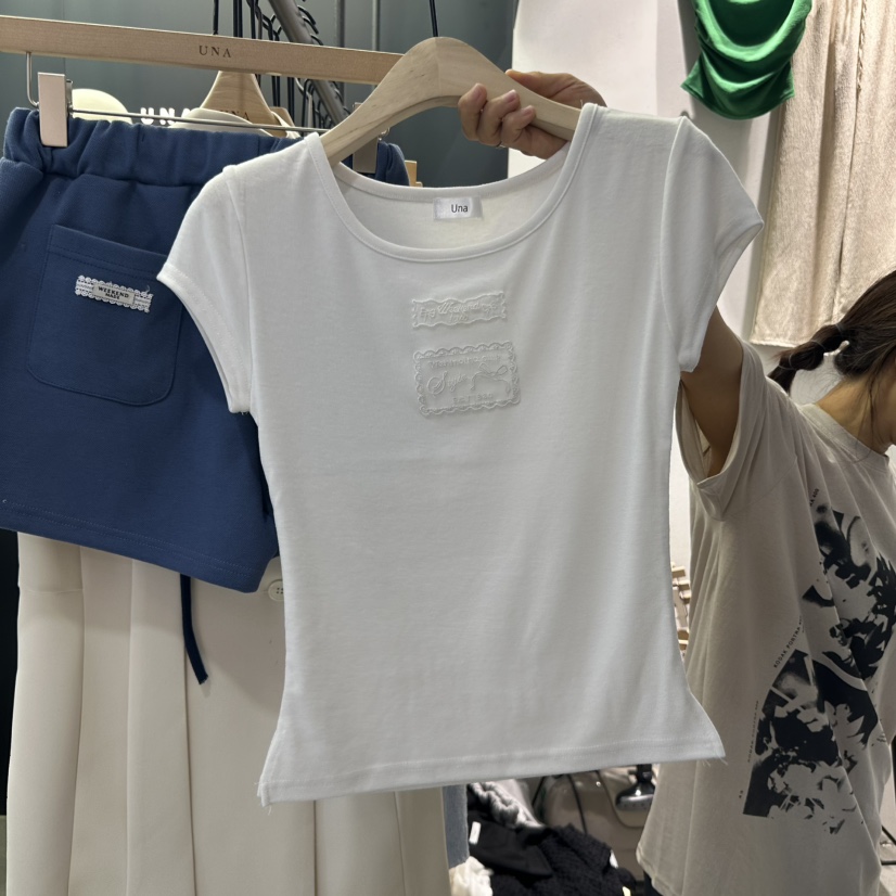UNA/THE MAY東大門㊣直郵女士新品休閑職業25春夏推薦T恤THEMAY/UNAT恤圖色2