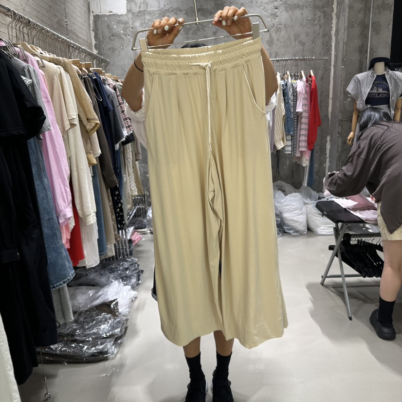 JUNI韓國直郵㊣女士新品25春夏休閑推薦熱賣時尚職業休閑褲my juni休閑褲
