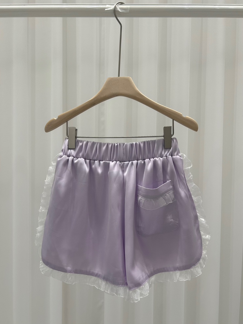IF YOU SAY SO韓國直郵㊣女裝新款25春夏時尚短褲荷葉邊IF YOU SAY SO短褲