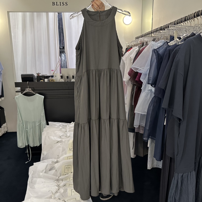 BLISS東大門㊣實拍女裝新品25春夏熱賣人氣真品時尚休閑連衣裙BLISS連衣裙圖色3