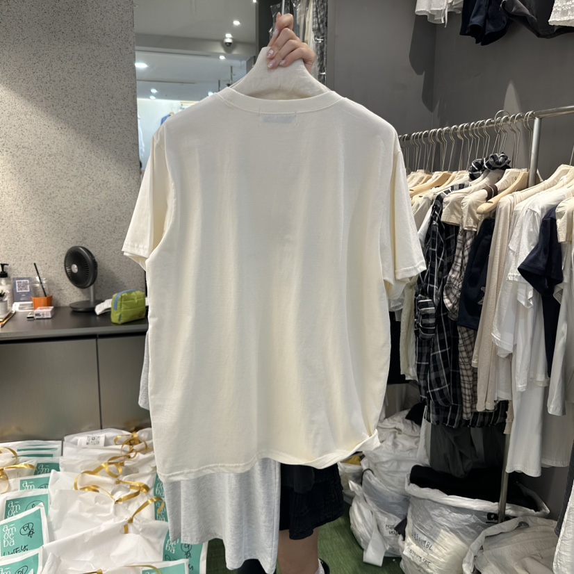 AMOEBA東大門㊣實拍女裝新品人氣時尚推薦25春夏職業T恤兔子AMOEBAT恤