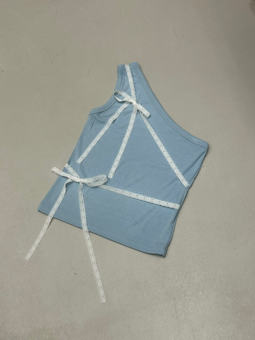 IF YOU SAY SO東大門㊣實拍女裝新款人氣休閑吊帶背心蕾絲IF YOU SAY SO吊帶/背心圖色2