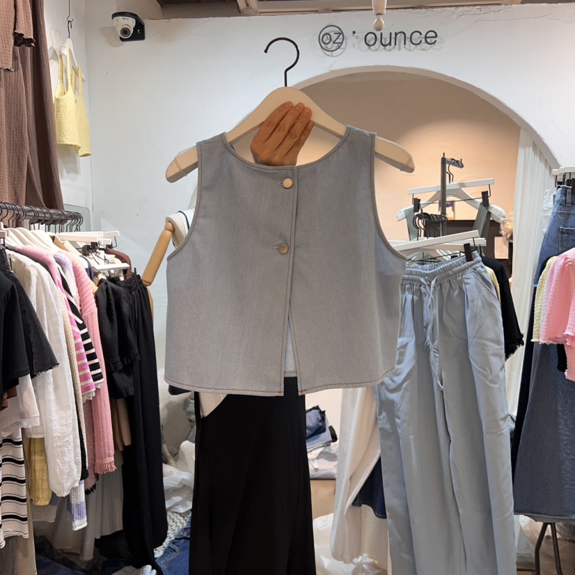 OZ韓國代購㊣女裝新品人氣休閑25春夏職業襯衫蕾絲衫裹身裙OZ.ounce襯衫/蕾絲衫