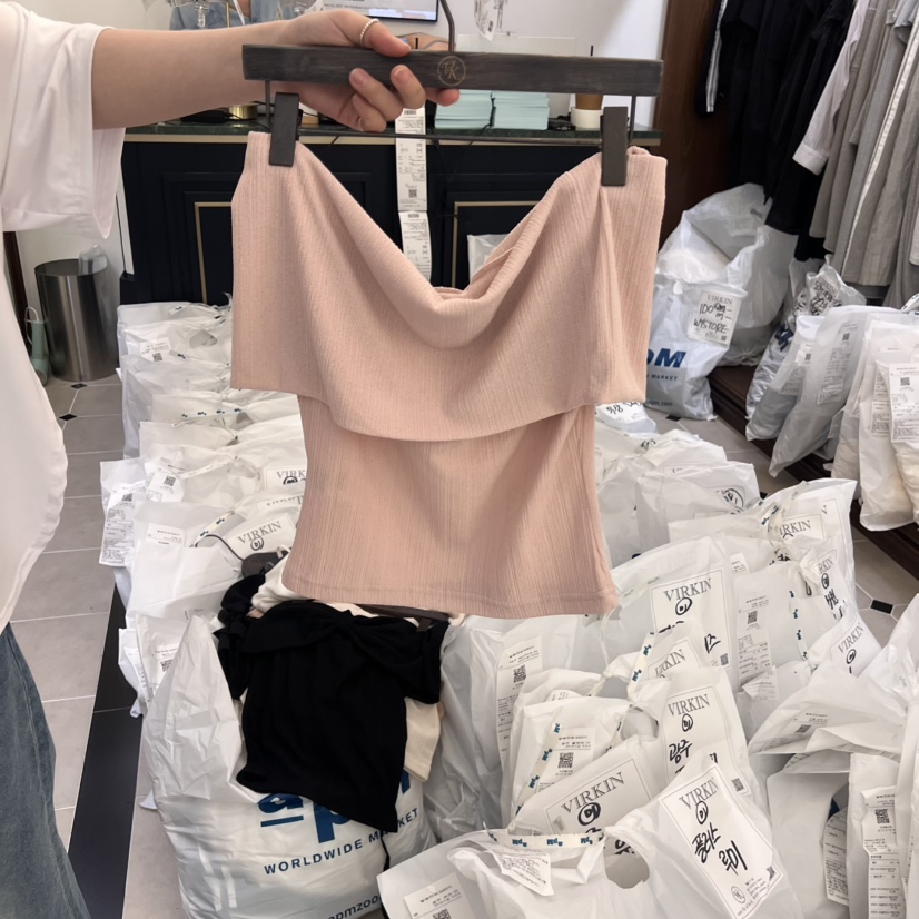 VIRKIN韓國代購㊣女士新品時尚推薦熱賣真品人氣休閑吊帶背心VIRKIN吊帶/背心