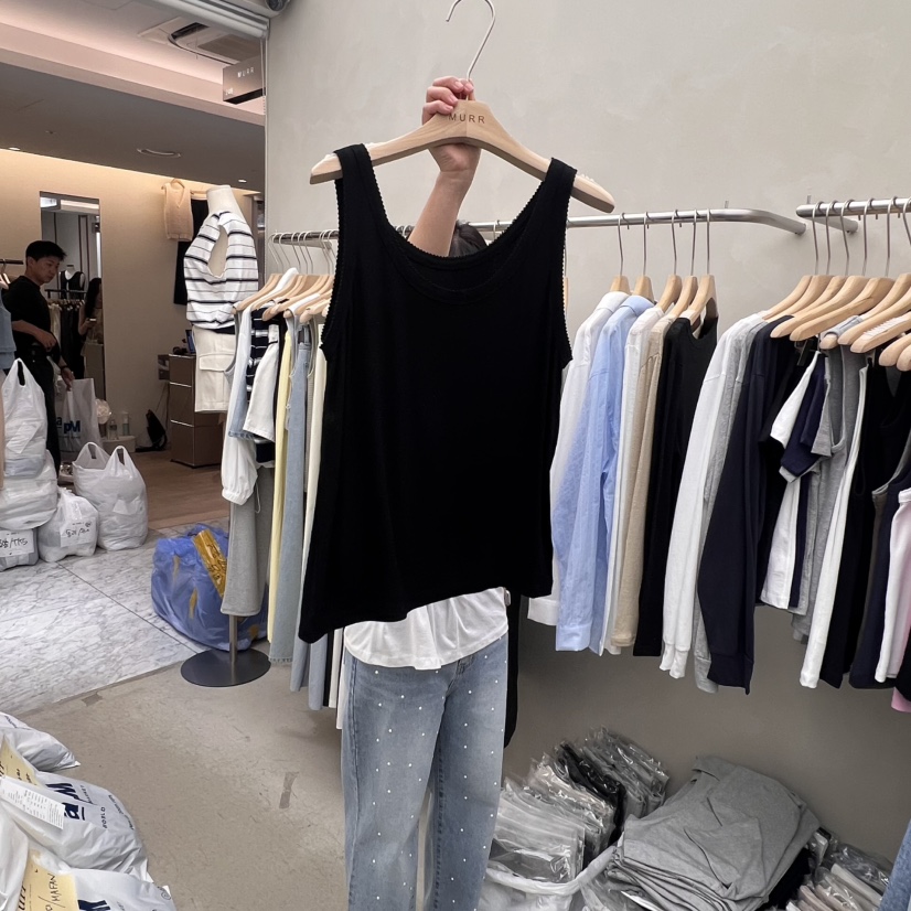 MURR韓國直郵㊣女士新品人氣熱賣時尚職業推薦真品吊帶背心MURR吊帶/背心圖色2