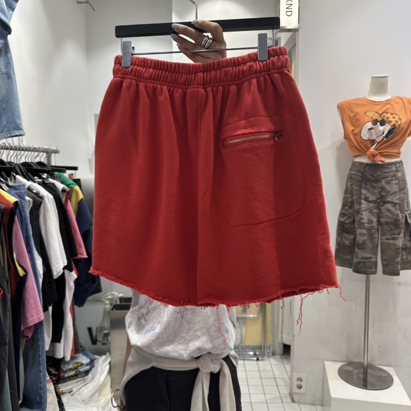 THE WEEKND韓國直郵㊣女裝新品職業休閑人氣推薦真品短褲拉鏈THE WEEKND短褲