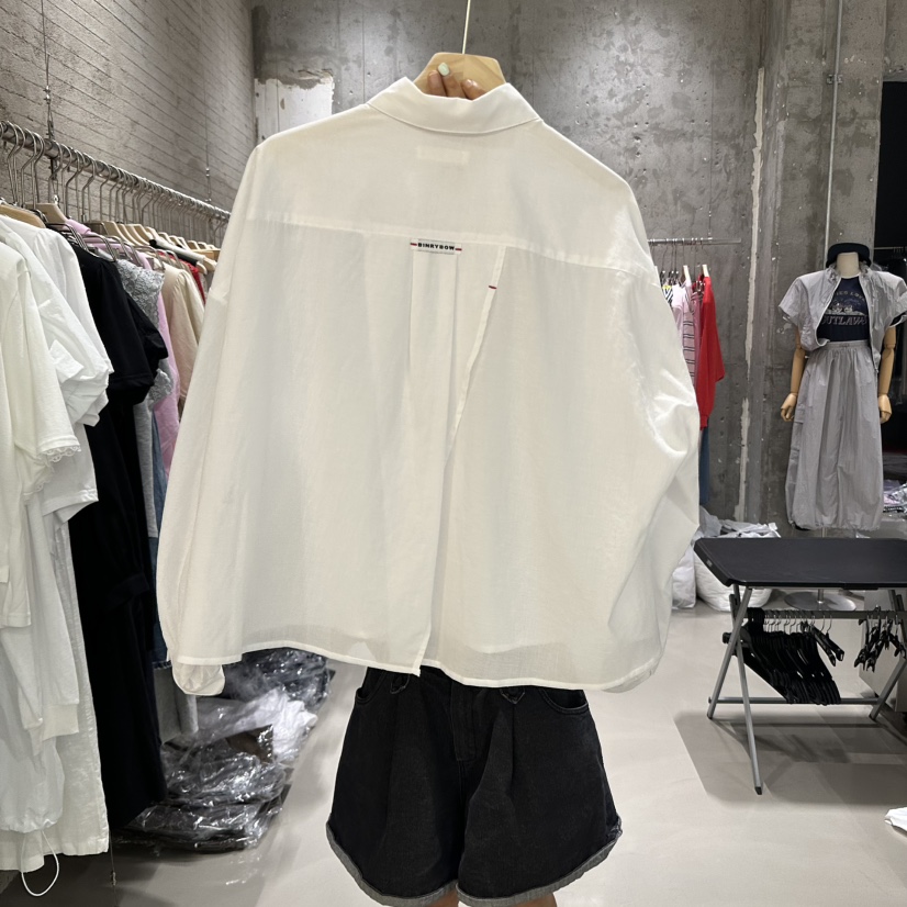 JUNI韓國代購㊣女裝新款時尚推薦人氣真品25春夏襯衫蕾絲衫my juni襯衫/蕾絲衫