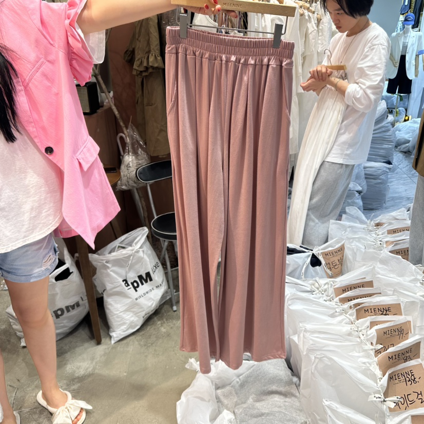 MIENNE韓國直郵㊣女士新款時尚休閑真品熱賣職業休閑褲莫代爾MIENNE休閑褲圖色2