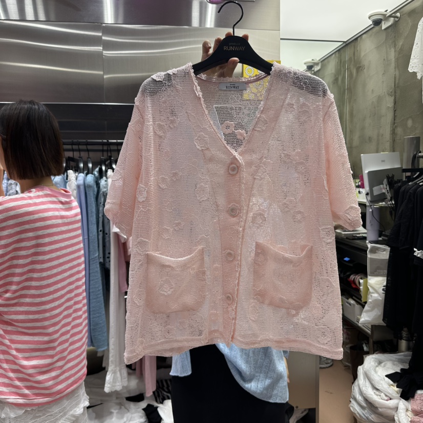 RUNWAY-런웨이東大門㊣實拍女裝新品人氣25春夏休閑針織衫RUNWAY針織衫圖色2