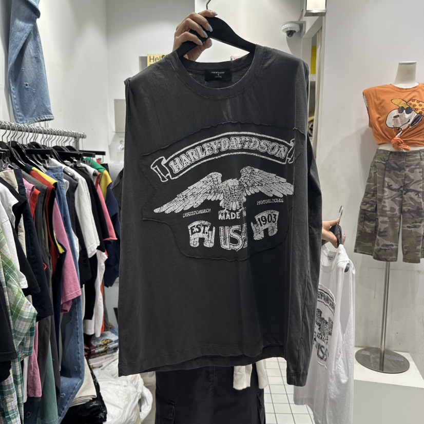THE WEEKND東大門㊣實拍女裝新款職業熱賣真品推薦吊帶背心THE WEEKND吊帶/背心圖色2
