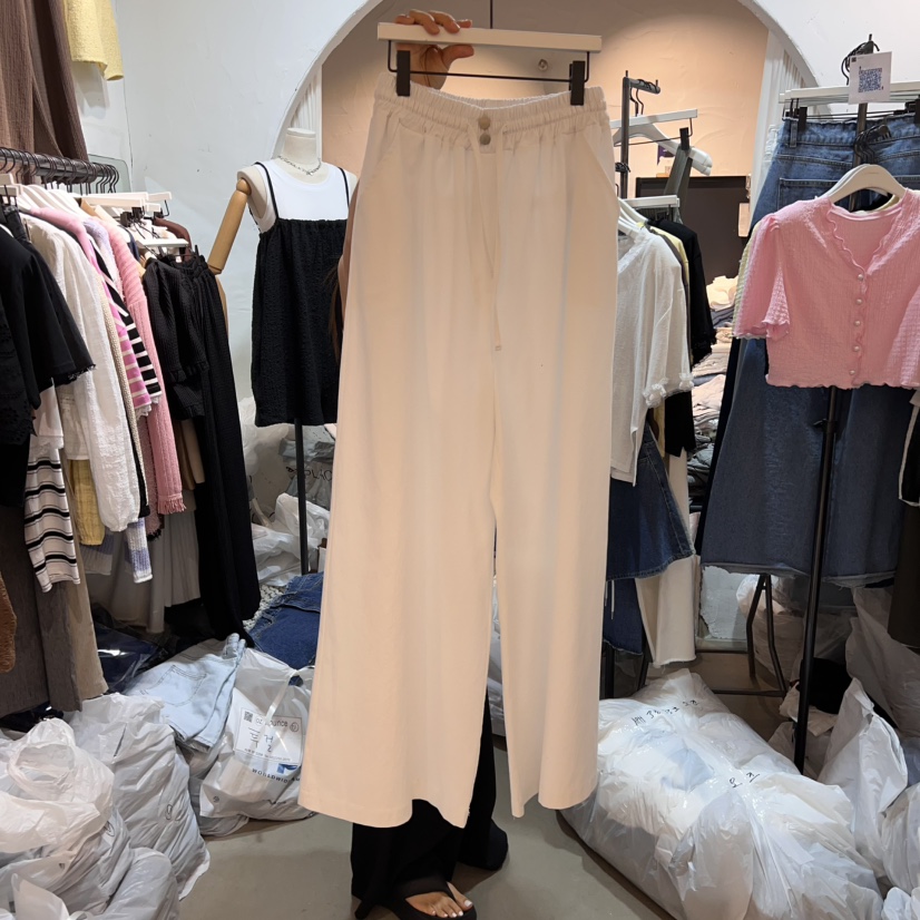 OZ韓國代購㊣女士新品25春夏時尚人氣休閑熱賣推薦休閑褲披肩OZ.ounce休閑褲圖色2
