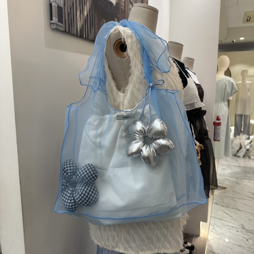 DELIGHT-L東大門㊣直郵女裝新品休閑單肩斜跨包含小包透明DELIGHT單肩/斜跨包
