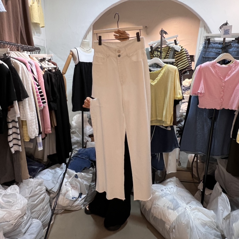 OZ韓國直郵㊣女裝新款熱賣推薦25春夏真品人氣休閑時尚牛仔褲OZ.ounce牛仔褲