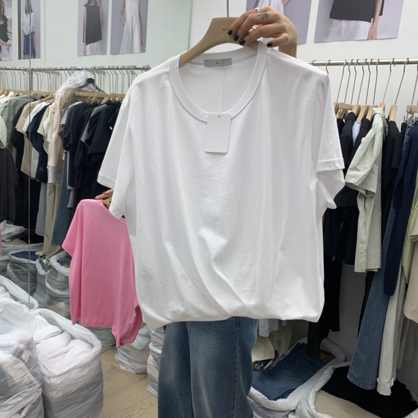 MOI-A韓國代購㊣女裝新品25春夏人氣真品推薦時尚職業熱賣T恤MOI-AT恤圖色3