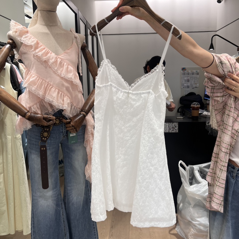 LOVE PULL韓國直郵㊣女士新款25春夏職業推薦連衣裙不含內搭LOVE PULL連衣裙
