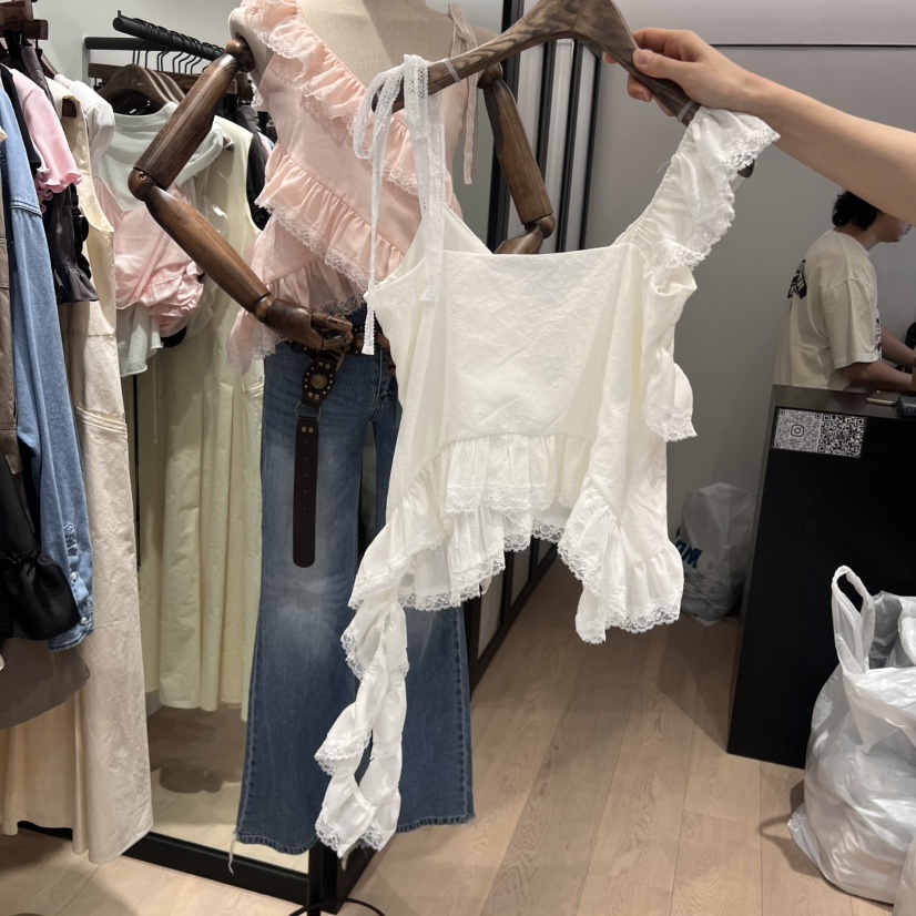 LOVE PULL東大門㊣實拍女士新款熱賣真品休閑人氣吊帶背心LOVE PULL吊帶/背心