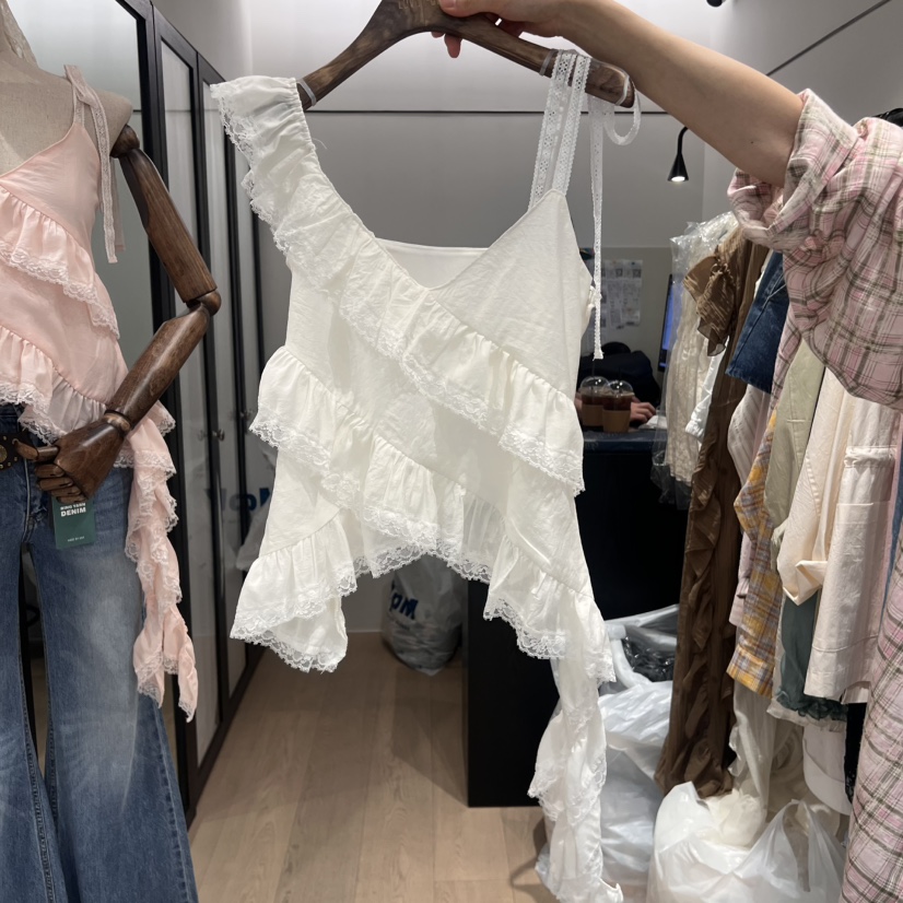 LOVE PULL東大門㊣實拍女士新款熱賣真品休閑人氣吊帶背心LOVE PULL吊帶/背心圖色2