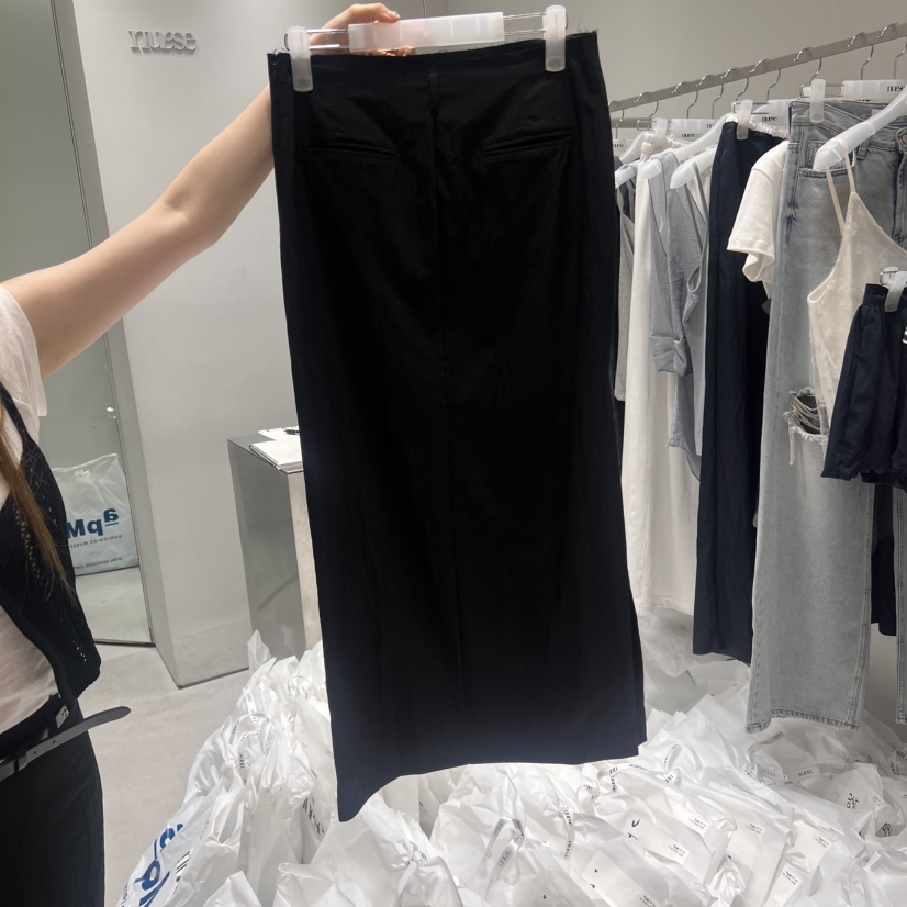 NUESE韓國代購㊣女裝新品休閑時尚推薦25春夏熱賣半身裙中短裙NUESE半身裙/中短裙