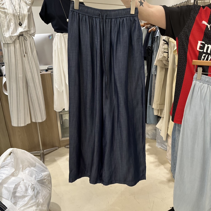 MELO東大門㊣代購女裝新款休閑職業真品25春夏時尚休閑褲綁帶MELO休閑褲圖色2