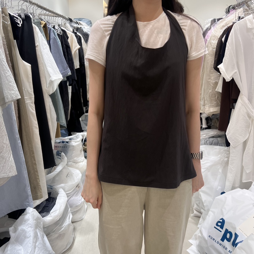 THE REST韓國直郵㊣女裝新款熱賣時尚職業真品休閑吊帶背心THE REST/UNNOEUD吊帶/背心圖色2