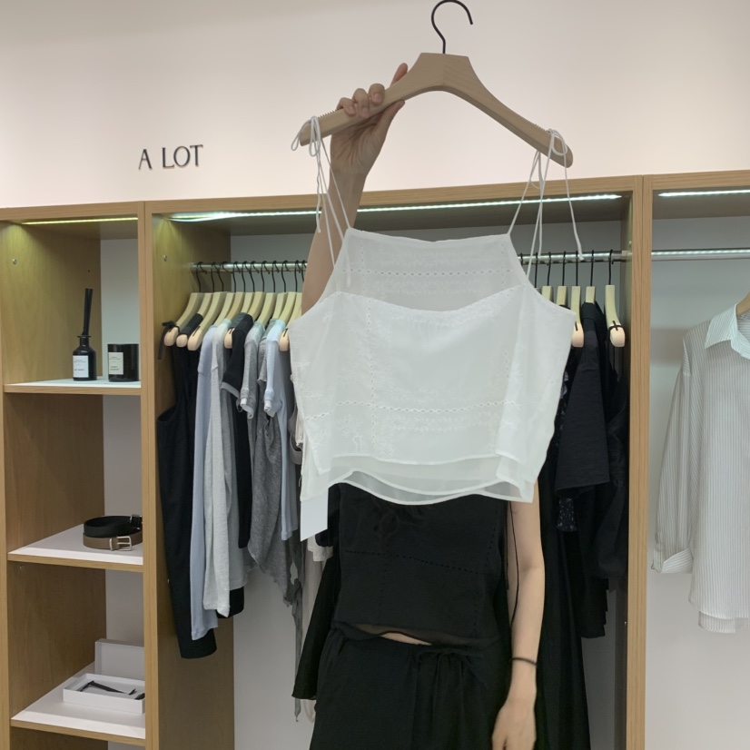 ALOT東大門㊣代購女裝新品休閑時尚真品熱賣職業25春夏吊帶背心A LOT吊帶/背心