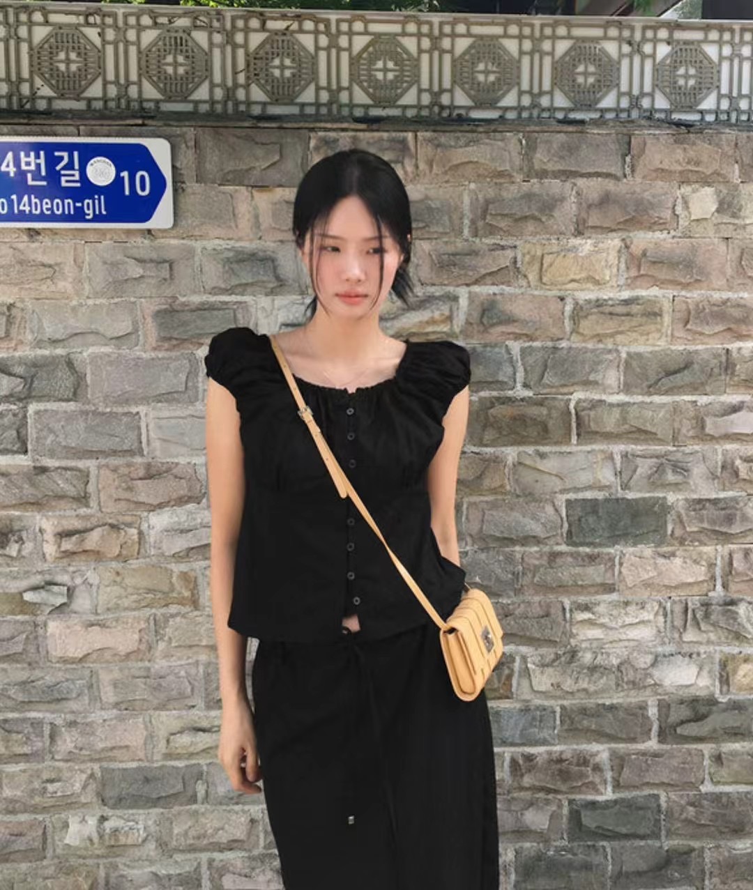 WELL ROW-T韓國直郵㊣女裝新款職業25春夏休閑襯衫蕾絲衫WELL ROW-T襯衫/蕾絲衫
