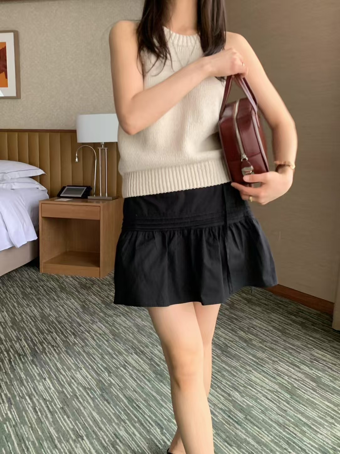 WELL ROW-T東大門㊣代購女士新品休閑熱賣時尚職業吊帶背心WELL ROW-T吊帶/背心