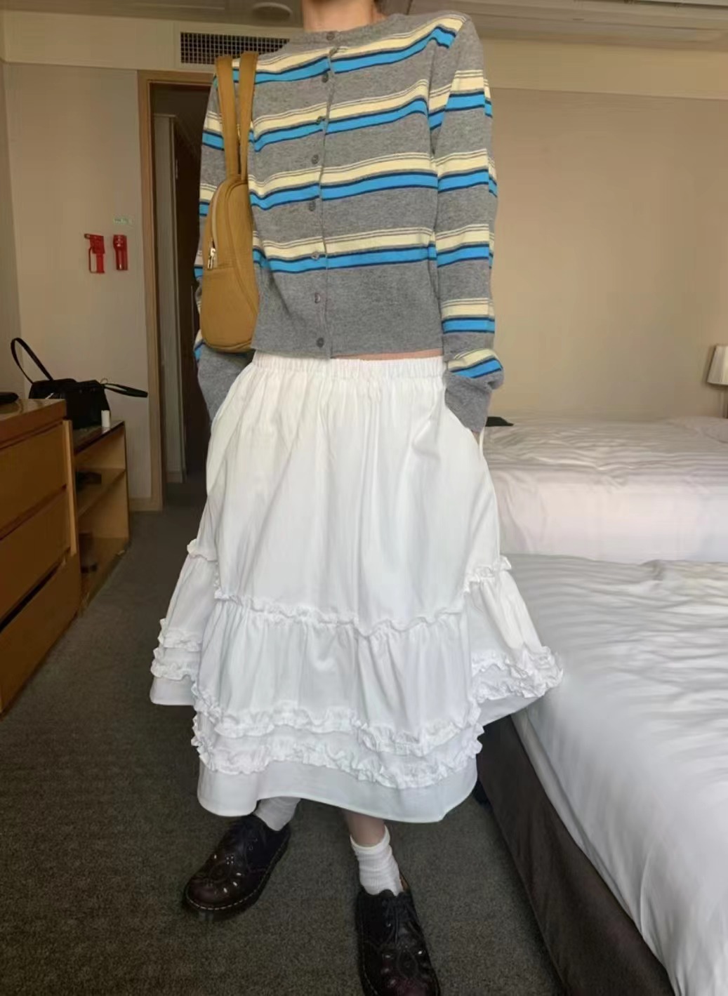 MONMOUTH韓國代購㊣女裝新品25春夏熱賣人氣職業推薦針織衫MONMOUTH針織衫圖色2
