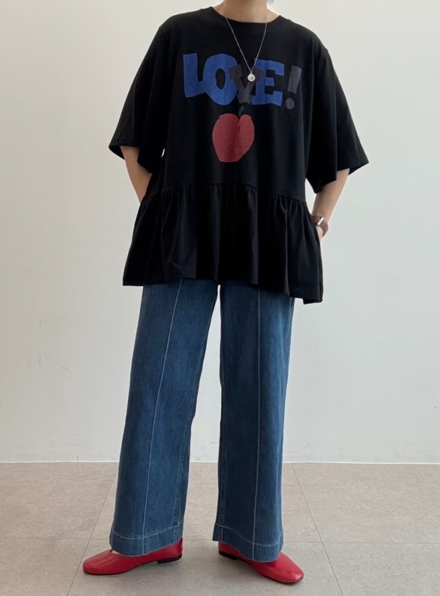 AZIT韓國直郵㊣女士新款職業熱賣25春夏人氣休閑推薦時尚T恤AZITT恤