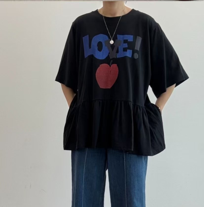 AZIT韓國直郵㊣女士新款職業熱賣25春夏人氣休閑推薦時尚T恤AZITT恤圖色3