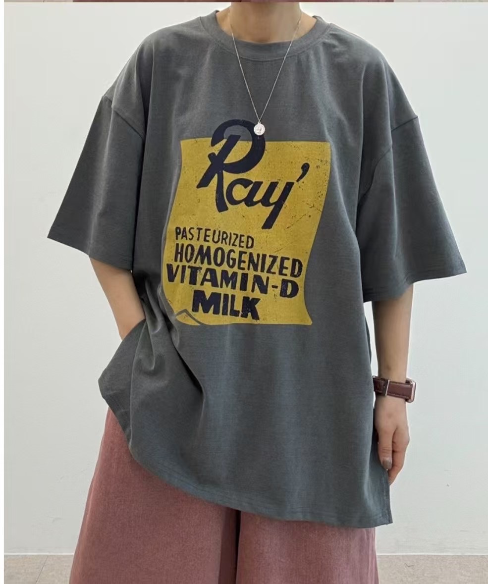 AZIT東大門㊣代購女裝新品人氣25春夏時尚真品推薦熱賣職業T恤AZITT恤圖色2