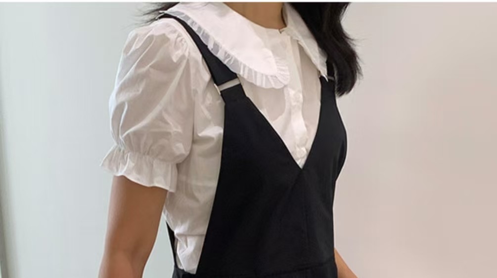 JOA韓國直郵㊣女士新品休閑推薦職業時尚25春夏熱賣襯衫蕾絲衫JOA襯衫/蕾絲衫