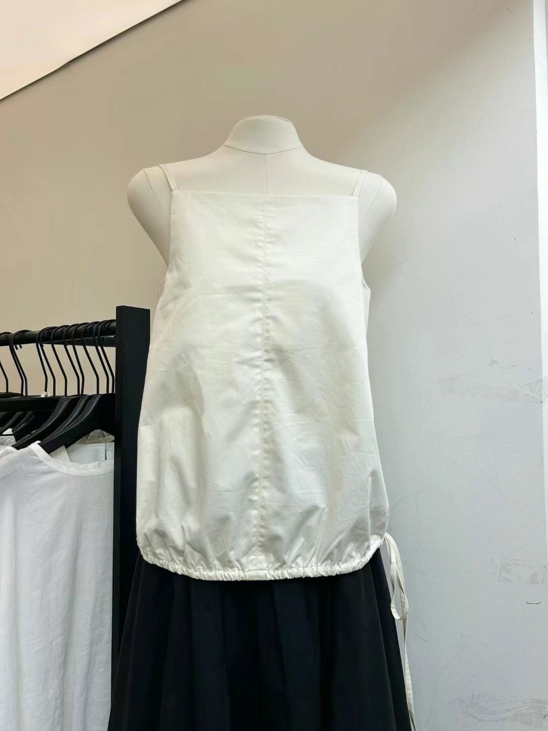 ALAMODE東大門㊣實拍女士新品職業休閑人氣熱賣時尚吊帶背心ALAMODE吊帶/背心