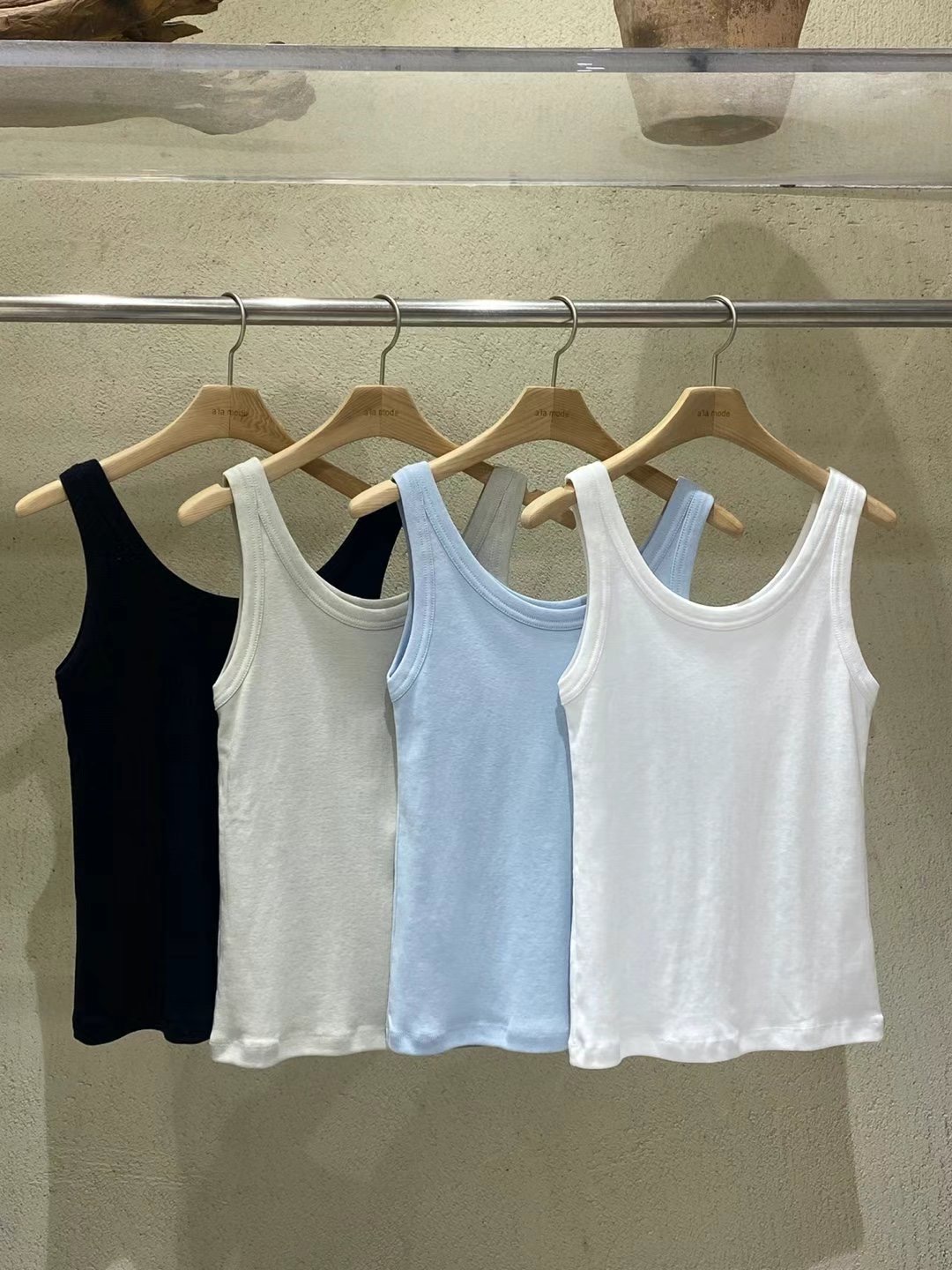 ALAMODE韓國代購㊣女士新品25春夏推薦時尚職業熱賣吊帶背心ALAMODE吊帶/背心