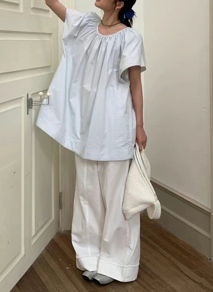 ALAMODE韓國直郵㊣女士新款25春夏人氣休閑時尚真品襯衫蕾絲衫ALAMODE襯衫/蕾絲衫圖色2