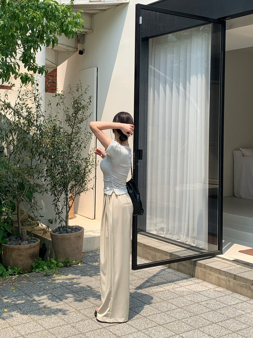 REVE CITE-L韓國直郵㊣女士新品真品人氣休閑25春夏休閑褲REVE CITE休閑褲