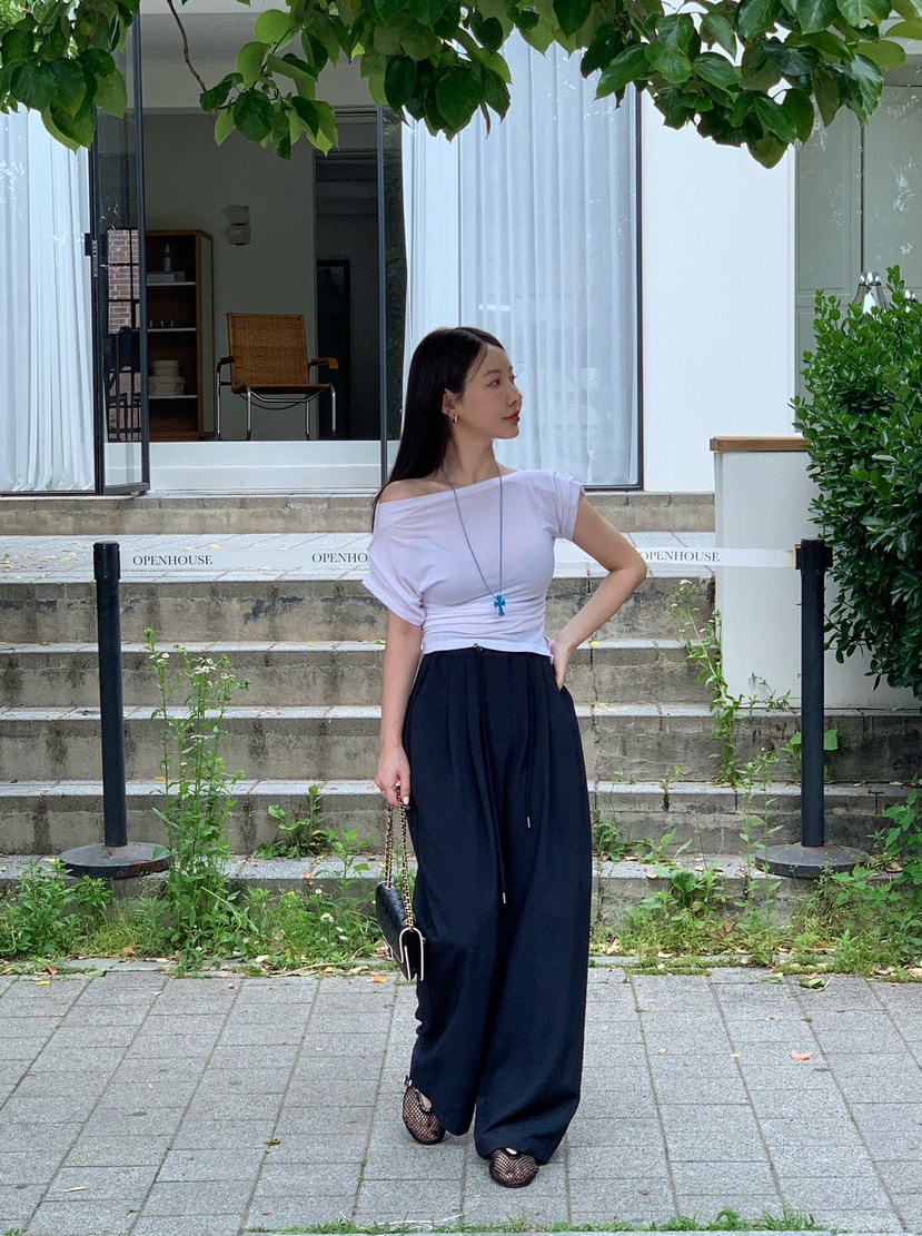REVE CITE-L韓國直郵㊣女士新品真品人氣休閑25春夏休閑褲REVE CITE休閑褲