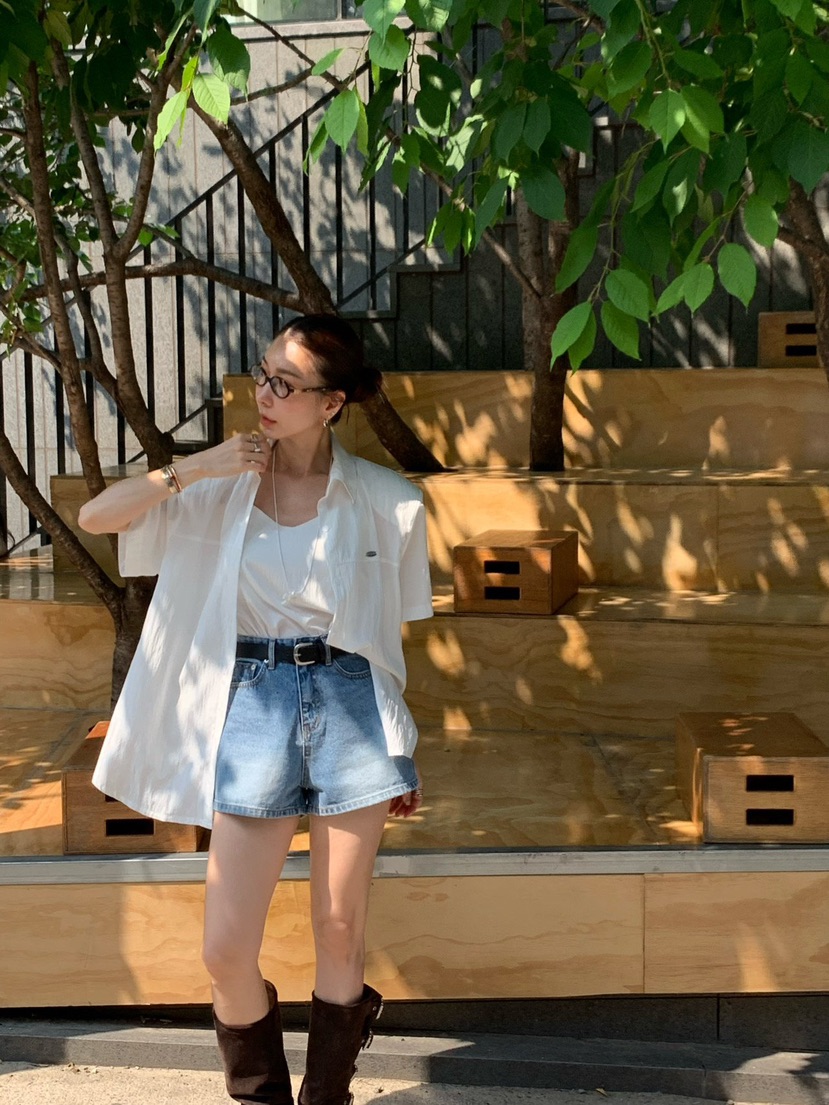 REVE CITE-L韓國代購㊣女士新品人氣時尚熱賣推薦職業短褲REVE CITE短褲