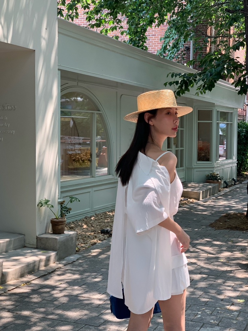 REVE CITE-L東大門㊣代購女士新品休閑推薦25春夏吊帶背心REVE CITE吊帶/背心