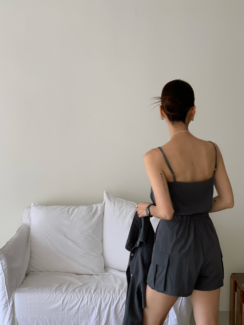 REVE CITE-L東大門㊣代購女士新品休閑推薦25春夏吊帶背心REVE CITE吊帶/背心