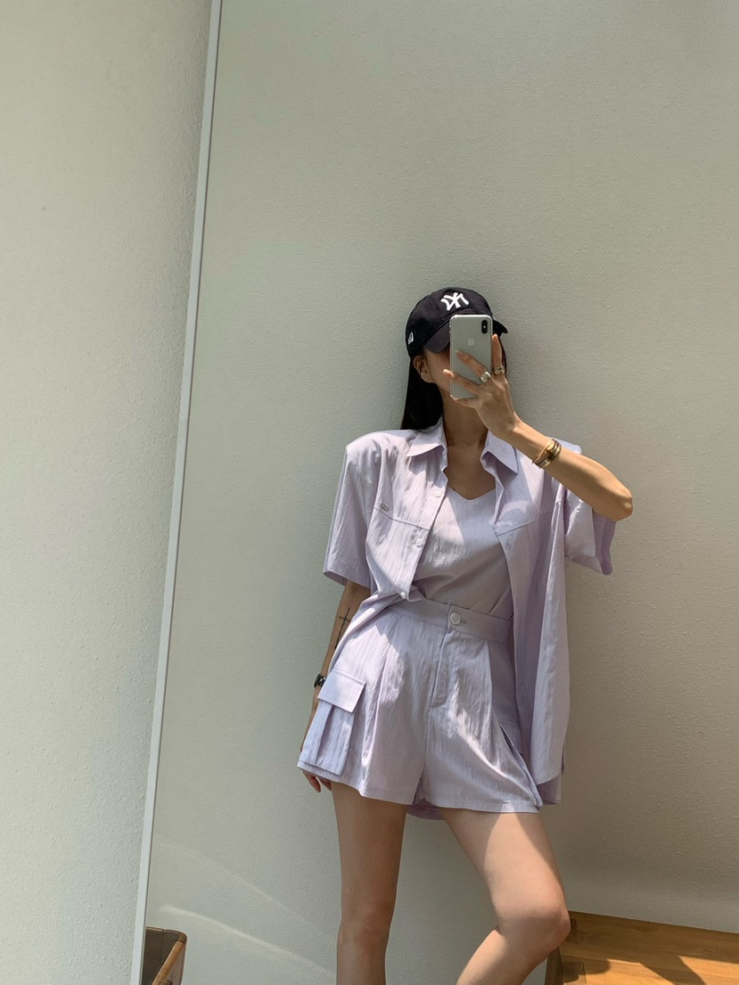 REVE CITE-L東大門㊣代購女士新品休閑推薦25春夏吊帶背心REVE CITE吊帶/背心