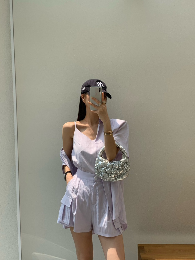 REVE CITE-L東大門㊣代購女士新品休閑推薦25春夏吊帶背心REVE CITE吊帶/背心圖色3