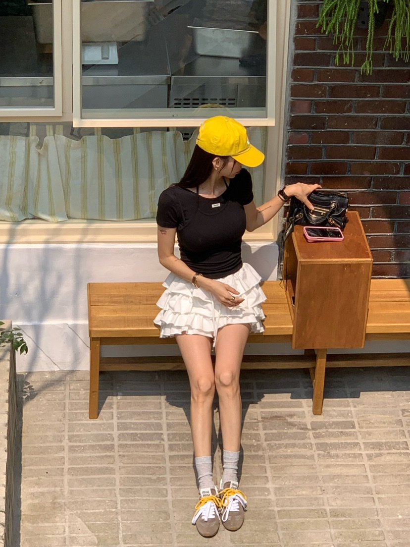 REVE CITE-L東大門㊣實拍女士新款熱賣人氣時尚T恤假兩件REVE CITET恤