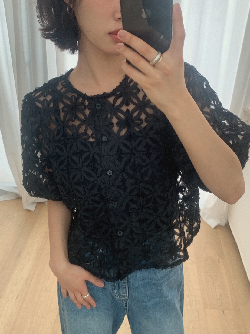 SLAT東大門㊣直郵女裝新品真品熱賣時尚推薦休閑襯衫蕾絲衫SLAT襯衫/蕾絲衫