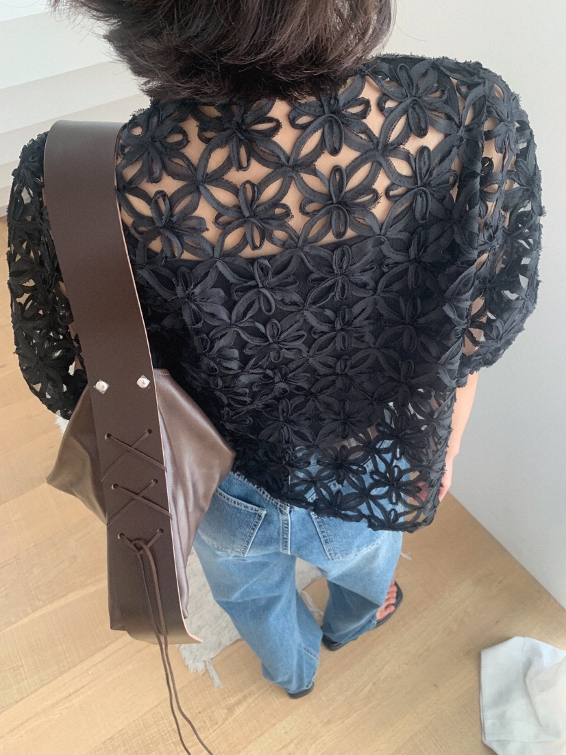 SLAT東大門㊣直郵女裝新品真品熱賣時尚推薦休閑襯衫蕾絲衫SLAT襯衫/蕾絲衫