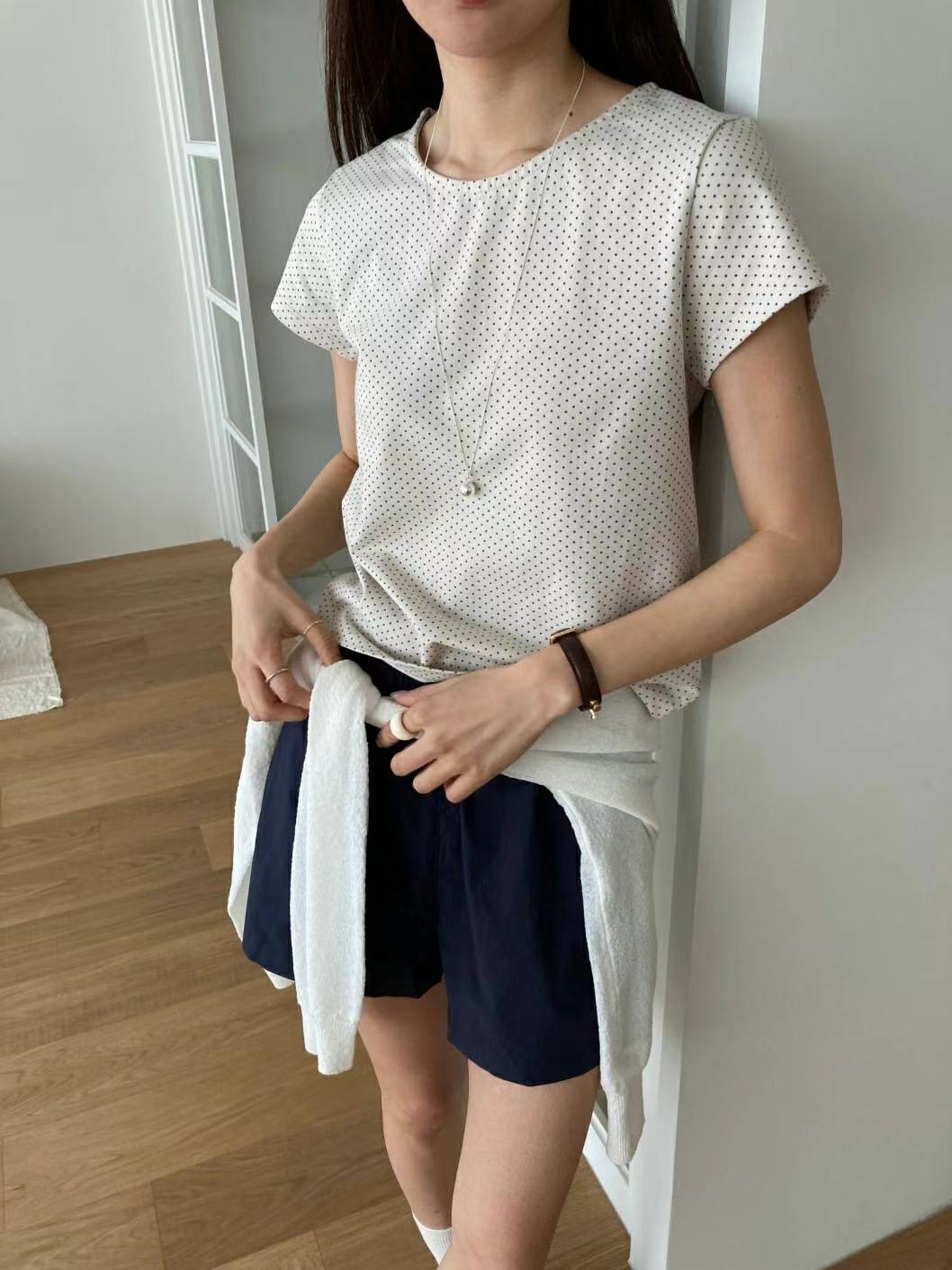DRESSWELL東大門㊣直郵女裝新品時尚真品休閑25春夏職業T恤DRESSWELLT恤