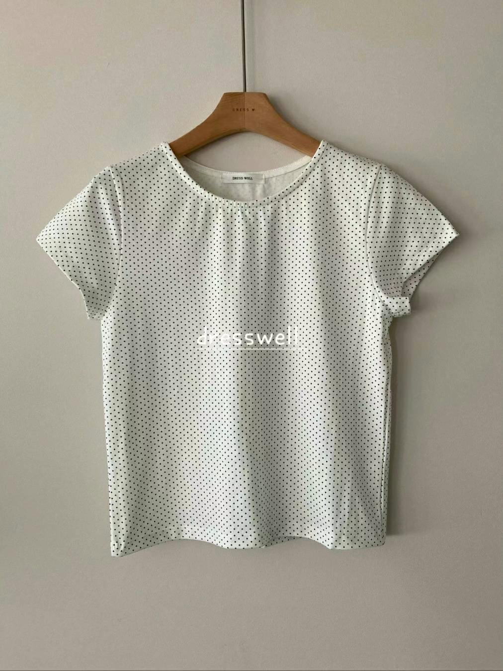 DRESSWELL東大門㊣直郵女裝新品時尚真品休閑25春夏職業T恤DRESSWELLT恤