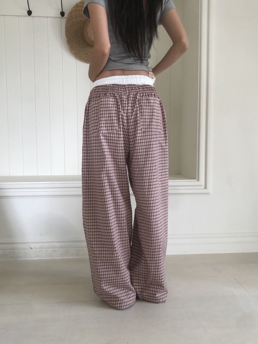 SUNDER MARKET東大門㊣實拍女裝新品25春夏休閑真品休閑褲SUNDER MARKET休閑褲