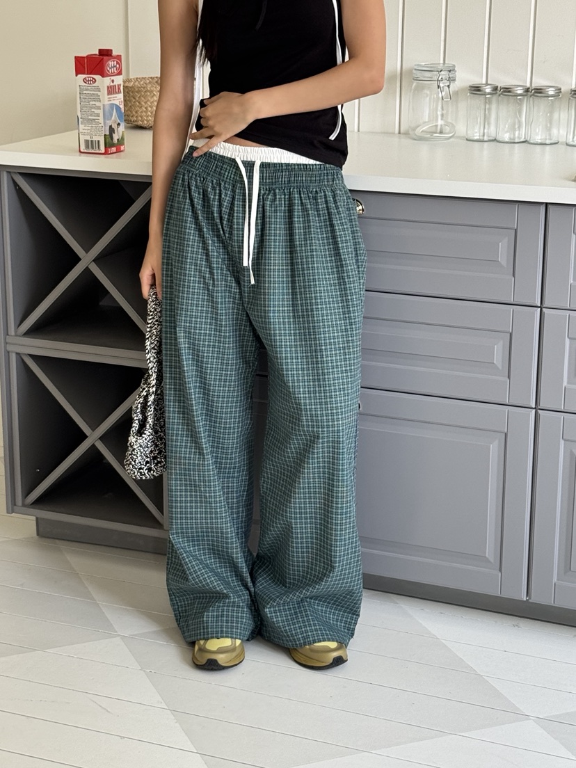 SUNDER MARKET東大門㊣實拍女裝新品25春夏休閑真品休閑褲SUNDER MARKET休閑褲