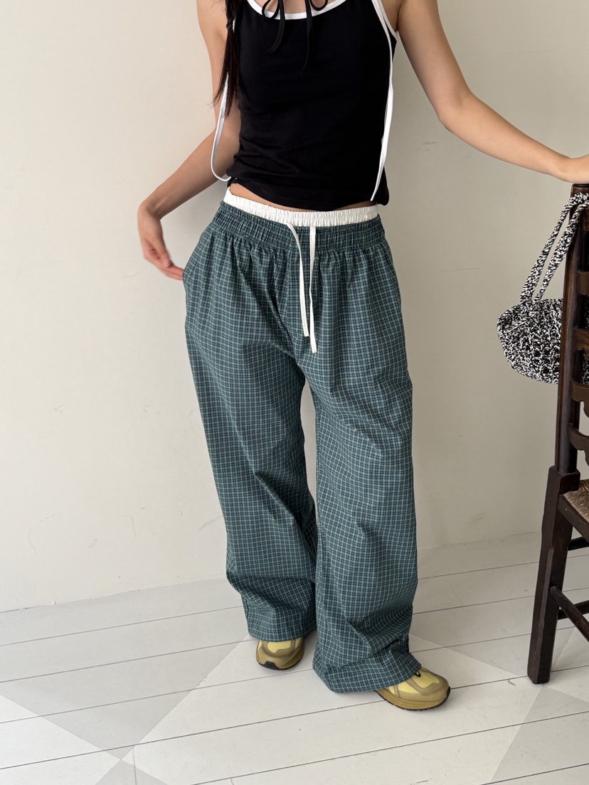 SUNDER MARKET東大門㊣實拍女裝新品25春夏休閑真品休閑褲SUNDER MARKET休閑褲